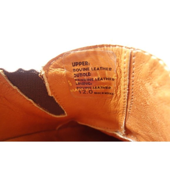 Bed Stu Cobbler Series Brown Leather Cap Toe Slip On Loafers Shoes Men\'s 12 main image 5